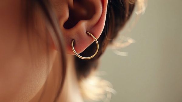 Boucle d'oreille asymétrique : l'originalité au quotidien